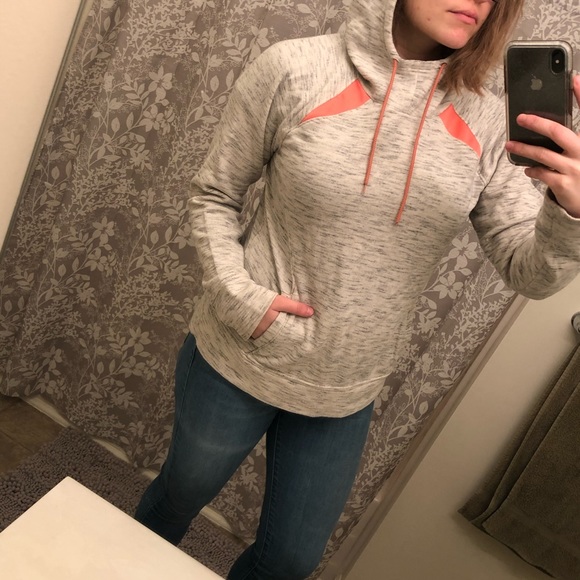 Tek Gear grey and coral sweatshirt - Picture 3 of 3
